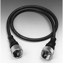 Albrecht 7580 cavo coassiale 0,5 m PL 259 Nero