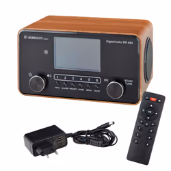 Albrecht DR 865 Portatile Digitale Nero, Legno - Vista aggiuntiva 3