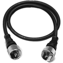 Albrecht 75820 cavo coassiale 10 m PL259 Nero