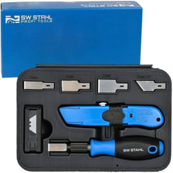 Sw Stahl - SW-Stahl 94860L - Set raschietti e coltelli, 27 Pezzi