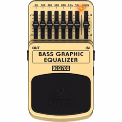 Behringer BEQ700 pedale per effetto Effetti a pedale Nero, Giallo