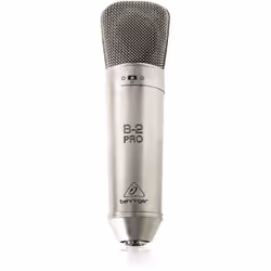 Behringer B-2 PRO, Microfono da studio, 20 - 20000 Hz, Cardiode, Cablato, XLR-3, Metallico
