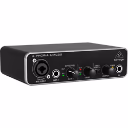 Behringer UMC22 attrezzatura musicale supplementare Concerto/Studio Pre-amplificatore - Vista aggiuntiva 4
