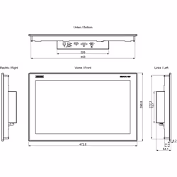 Siemens SIMATIC IFP1900 48,3 cm (19") 1366 x 768 Pixel - Vista aggiuntiva 3