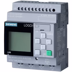 Modulo logico web server integrato PLC LOGO! Siemens Con Display Scheda microSD standard per LOGO! Montaggio su guida DIN Ing ...