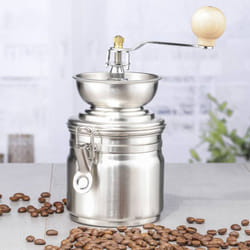 HI - Macinacaffè Manuale in Acciaio Inossidabile