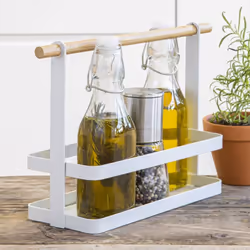 Questo scaffale da cucina realizzato in acciaio inossidabile della HI è un vero e proprio richiamo visivo. Non solo mette in ...
