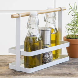 HI - Scaffale da Cucina 30x10x20 cm Bianco