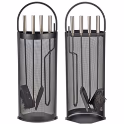 Questo set di attrezzi per caminetto della HI è utile quando si utilizza il caminetto. Il set per camino è un gioiello nel vo ...