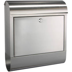 HI - Cassetta della Posta in Acciaio Inossidabile 38x12x42,5 cm
