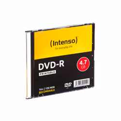 Intenso DVD-R 4.7GB, Printable, 16x 4,7 GB 10 pz - Vista aggiuntiva 2