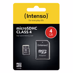 Intenso 3403450 memoria flash 4 GB MicroSDHC Classe 4 - Vista aggiuntiva 4