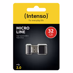 Intenso Micro Line unità flash USB 32 GB USB tipo A 2.0 Nero - Vista aggiuntiva 8