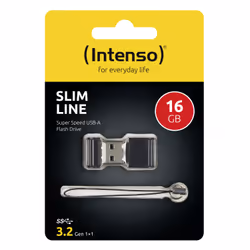 Intenso Slim Line unità flash USB 16 GB USB tipo A 3.2 Gen 1 (3.1 Gen 1) Nero - Vista aggiuntiva 6