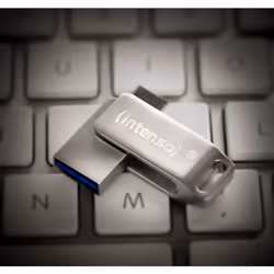 Intenso cMobile Line unità flash USB 32 GB USB Type-A / USB Type-C 3.2 Gen 1 (3.1 Gen 1) Argento - Vista aggiuntiva 7