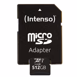 Intenso microSD Karte UHS-I Premium 512 GB Classe 10 - Vista aggiuntiva 4