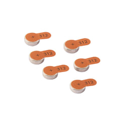 Intenso A312 Energy Hörgeraete Batterie 6er Blister - Batterie - 148 mAh Batteria monouso 312 Zinco-aria