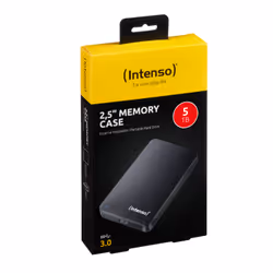 Intenso 2,5" Memory Case disco rigido esterno 5 TB 5400 Giri/min 2.5" USB tipo A 3.2 Gen 1 (3.1 Gen 1) Nero