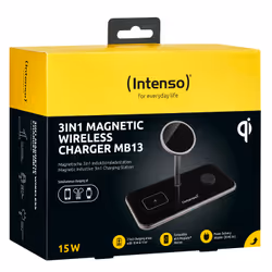 Intenso MB13 Cuffie, Smartphone, Orologio intelligente Nero USB Carica wireless Ricarica rapida Interno - Vista aggiuntiva 4