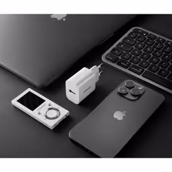 Intenso 1x USB-A Adapter weiß Universale Bianco AC Interno - Vista aggiuntiva 4