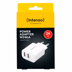 Intenso POWER ADAPTER 2XUSB-A/7802412 Universale Bianco AC Interno