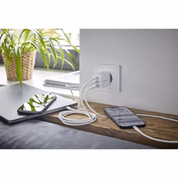 Intenso POWER ADAPTER 1XUSB-A/2XUSB-C/7806512 Universale Bianco AC Ricarica rapida Interno - Vista aggiuntiva 4