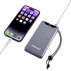 Intenso 7332034 batteria portatile Polimeri di litio (LiPo) 10000 mAh Grigio - Vista aggiuntiva 5