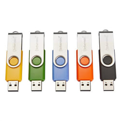 Intenso Basic Line unità flash USB 64 GB USB tipo A 2.0 Nero, Blu, Verde, Arancione, Giallo