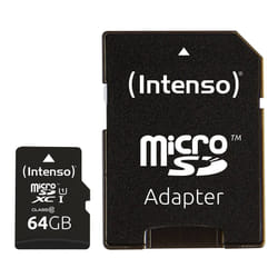 Intenso 3423593 memoria flash 64 GB MicroSD UHS-I Classe 10
