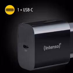 Intenso 7802010 adattatore e invertitore Interno 20 W Nero - Vista aggiuntiva 4