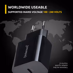 Intenso 7802010 adattatore e invertitore Interno 20 W Nero - Vista aggiuntiva 5