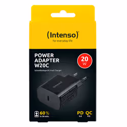 Intenso 7802010 adattatore e invertitore Interno 20 W Nero - Vista aggiuntiva 8
