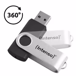 Intenso USB 64GB OFFICE LINE 3.2 Gen1 Silver-Black unità flash USB USB tipo A 3.2 Gen 1 (3.1 Gen 1) Nero, Argento - Vista aggiuntiva 3
