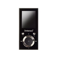 Intenso Lettore MP3 Video Scooter BT 64 GB – Bluetooth 5.0, display LCD da 1,8", USB-C, lettore di schede microSD, autonomia 18 ore, lettore musicale e video, nero
