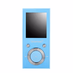 Intenso Video Scooter BT MP3-Player 64 GB - Bluetooth 5.0, Display LCD da 1,8", USB-C, lettore di schede microSD, 18 ore di autonomia, lettore musicale e video, Blu - Vista aggiuntiva 3