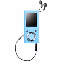 Intenso Video Scooter BT MP3-Player 64 GB - Bluetooth 5.0, Display LCD da 1,8", USB-C, lettore di schede microSD, 18 ore di autonomia, lettore musicale e video, Blu - Vista aggiuntiva 4