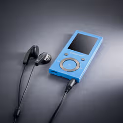 Intenso Video Scooter BT MP3-Player 64 GB - Bluetooth 5.0, Display LCD da 1,8", USB-C, lettore di schede microSD, 18 ore di autonomia, lettore musicale e video, Blu - Vista aggiuntiva 6