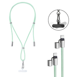 Intenso Handykette als Lade- + Datenkabel USB-C bis 1,65m grün cavo USB USB C Verde