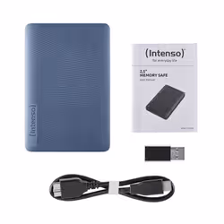 Intenso Memory Safe disco rigido esterno 1 TB, blu - Vista aggiuntiva 6