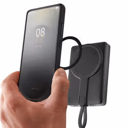 Intenso Powerbank MC10000 con cavo USB-C integrato e retro magnetico, 10.000 mAh, 20 Watt - Vista aggiuntiva 5