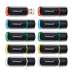 Intenso 3511561 unità flash USB 8 GB USB tipo A 2.0 Nero, Rosso, Verde, Trasparente, Giallo, Blu