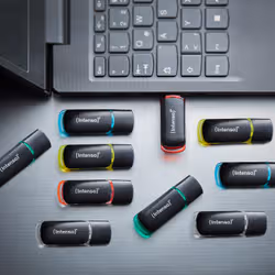 Intenso 3511561 unità flash USB 8 GB USB tipo A 2.0 Nero, Rosso, Verde, Trasparente, Giallo, Blu - Vista aggiuntiva 4