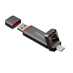 Intenso 3850440 unità esterna a stato solido 250 GB USB Type-A / USB Type-C 3.2 Gen 1 (3.1 Gen 1) Antracite
