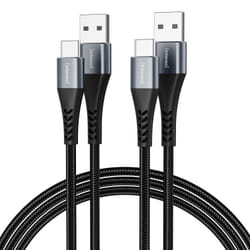 Intenso CHARGING/DATA CABLE A60C 2M DOUBLE PACK ZWART / DUBBELE VERPAKKING / 2METER / ZWART cavo USB USB A USB C Nero