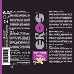 EROS Tasty Fruits *Vanilla* 0,1 l Lubrificante