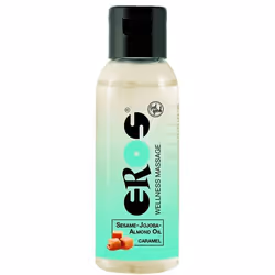 Olio da massaggio naturale al profumo di caramelo per massaggi rilassanti.