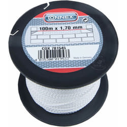 Max Power - Max-Power COX781545 Spago per Muratore in Polipropilene, Diametro 1,7 mm, 100 mt. Bianco