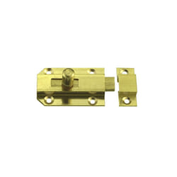 Masidef Catenaccio diritto 60 x 25 mm. - in ottone lucido