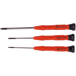 Max Power - Giraviti Cacciaviti di Precisione Phillips PH000 PH0 PH1 in Acciaio Set 3 Pz