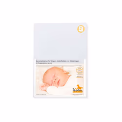 Pinolino Kinderträume 540024-7D lenzuolo per culla Cotone Rosa, Bianco Lenzuolo elasticizzato per culla